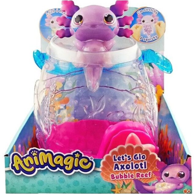 Animagic Svietiaci Axolotl v akváriu