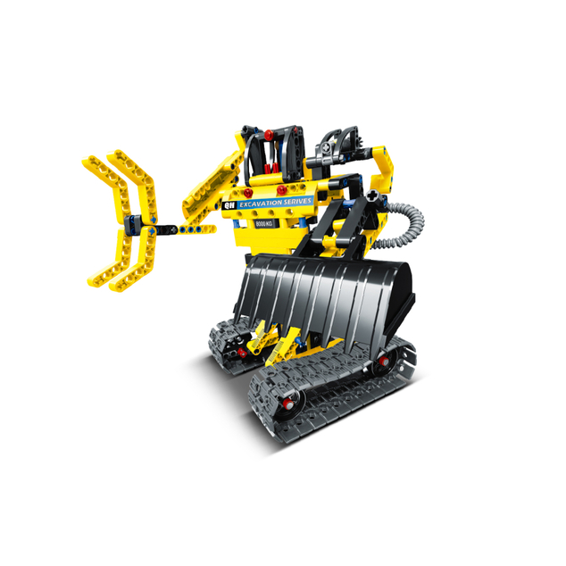 iM.Master Stavebnica bager robot 2v1 31x14x16 cm