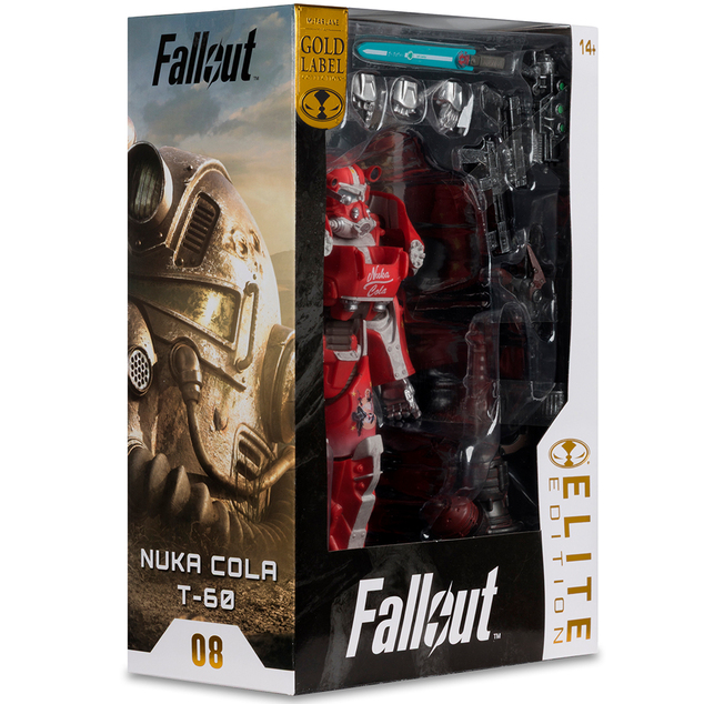 Fallout McFarlane Elite Edition akční figurka Fallout 76 Nuka Cola T-60 (Gold Label) 19 cm