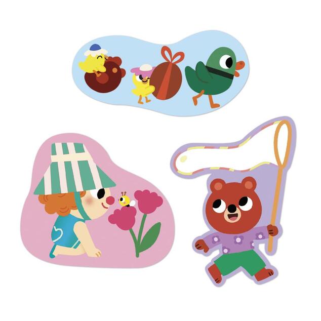Janod Stickers Grandi adesivi Primavera 50 pezzi