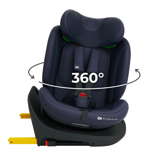 KINDERKRAFT Autosedačka i-Grow 2 Plus (40-150 cm) Navy