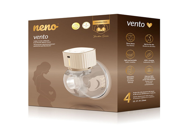 NENO Odsávačka materského mlieka elektrická Vento