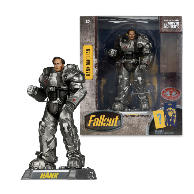 McFarlane Toy figura Fallout Hank Maclean (Season 2) 6in Posed Red Platinum kiadás
