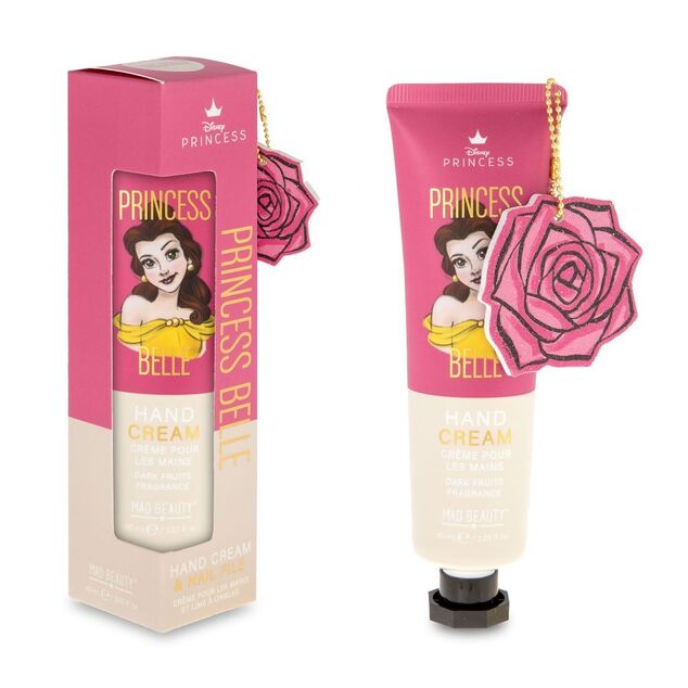 Mad Beauty Belle rózsa alakú körömreszelővel ellátott kézápoló készlet 60ml Pure Princess