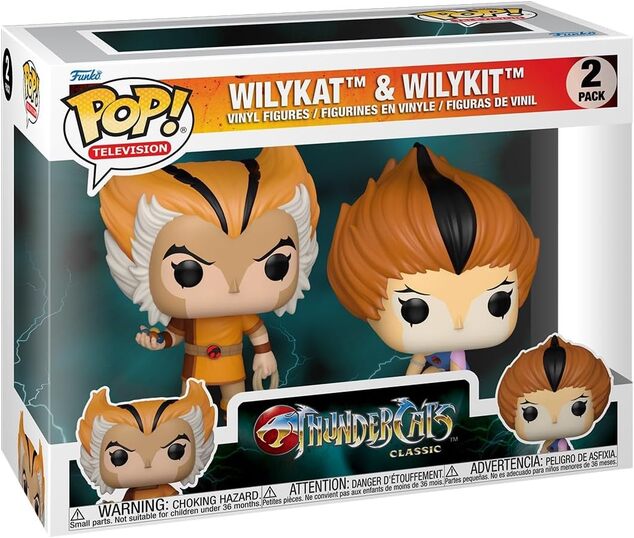 Funko POP! 2-Pack TV: Thundercats - Wilykat &amp; Wilykit