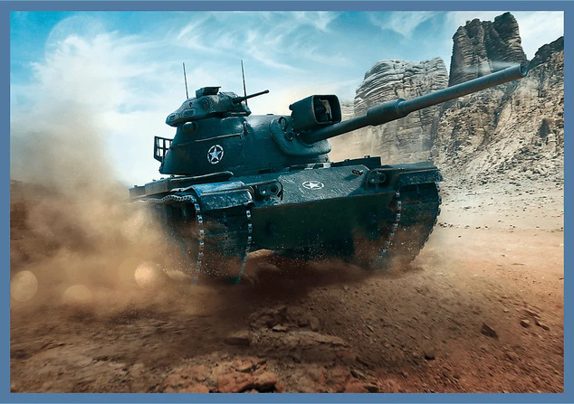 Trefl Puzzle 4x250 - World of tanks
