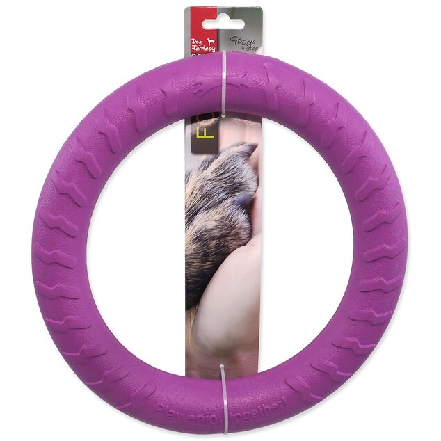 Hračka Dog Fantasy EVA Kruh fialový 30cm