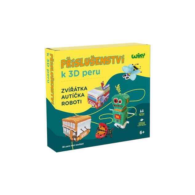 Bežiace zvieratká pre 3D pero WIKY - český obal