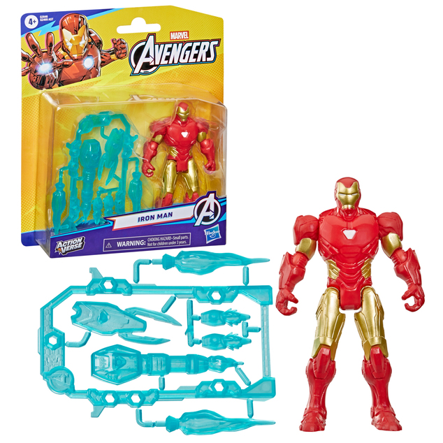 HASBRO - Avengers ActionVerse - Figura di Iron Man