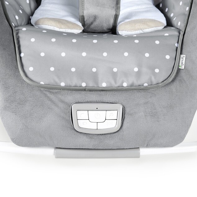 Altalena vibrante con melodia Cuddle Lamb 0m + fino a 18kg, 2019