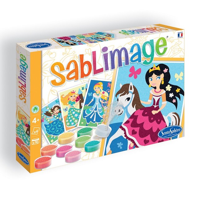 SENTOSPHERE Sablimage Concept Box Pieskové obrázky Princezny