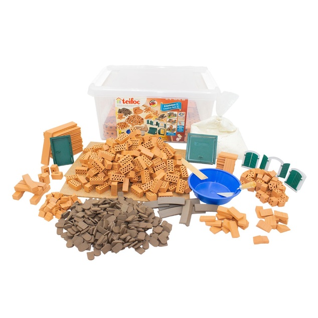 TEIFOC Baukasten Kreativset II 850 Teile