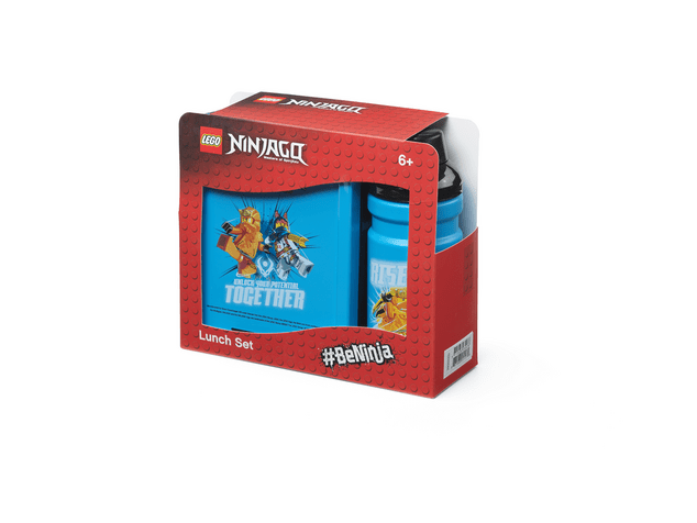 LEGO Ninjago Classic desiatový set (fľaša a box) - modrý