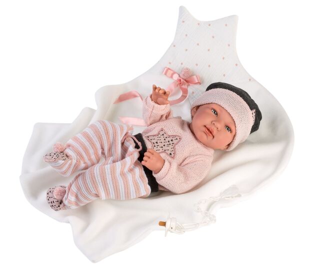 Llorens M843-26   oblečenie pre bábiku  NEW BORN veľkosti 43-44 cm