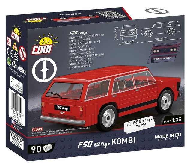 Cobi FSO 125P kombi, 1:35, 106 k