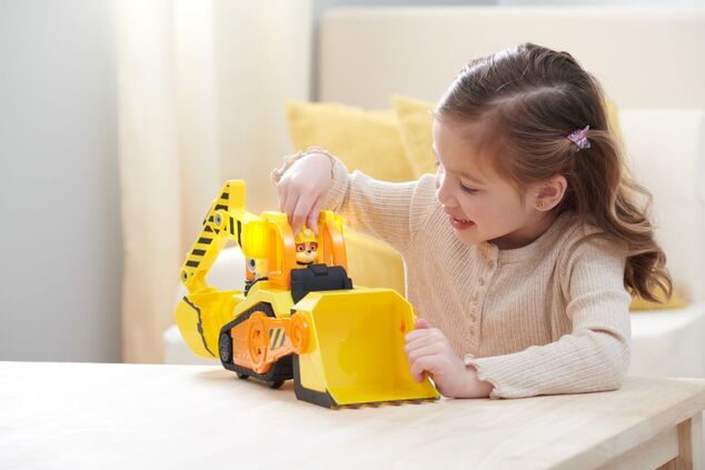 Paw Patrol Rubble &amp; crew interaktívne vozidlo zo zvukmi Rubbl