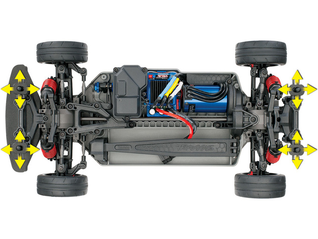 Traxxas-Chassis 4-Tec 2.0 1:10 VXL RTR