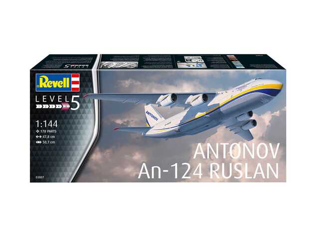 Plastikmodellbausatz Flugzeug 03807 - Antonov An-124 Ruslan (1:144)