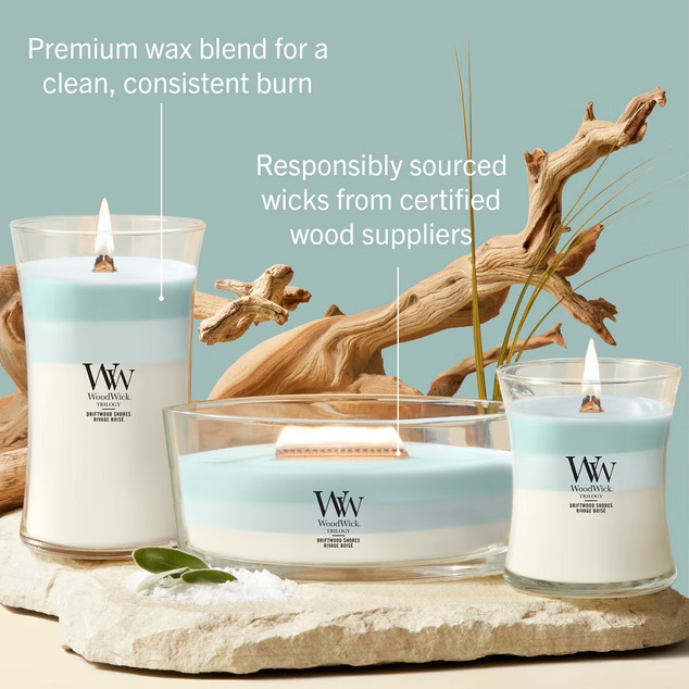 WW Trilogy Kerze Mittel Driftwood Shores