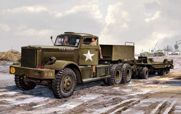 Plastic ModelKit military 03364 - M19 Tank Transporter (1:72)
