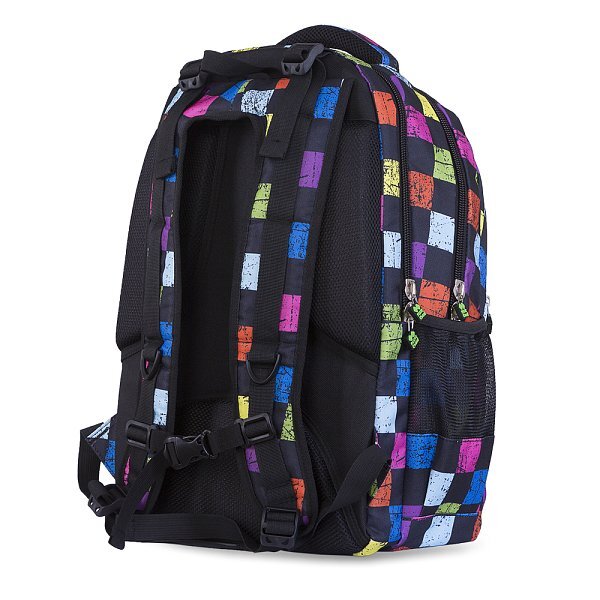 PIXIE CREW rucsac pentru studenți cuburi colorate
