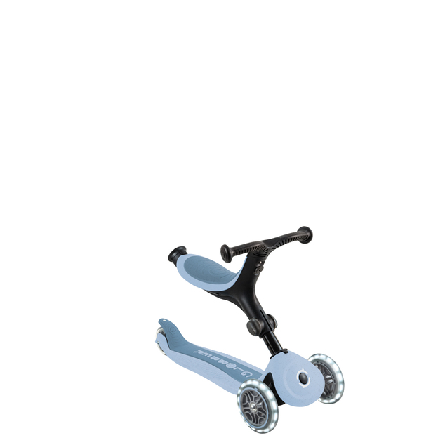 Globber Detská kolobežka Go up active lights ecologic blueberry