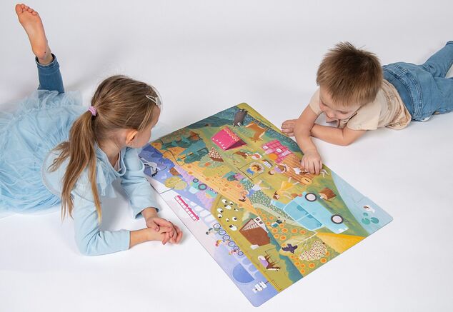 KukiKuk 80052 Veľké puzzle Na výlete