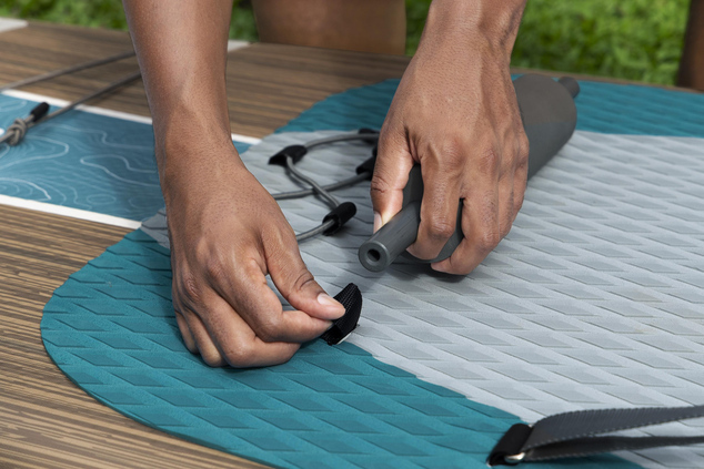 Bestway Freesoul Elite™ Paddleboard-Set mit abnehmbarem Sitz - 15 x 84 x 335 cm