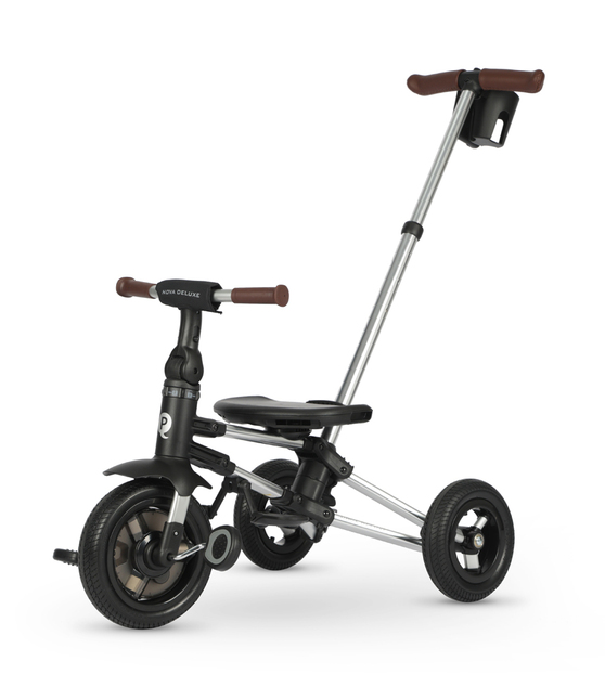 QPLAY Tříkolka Nova Deluxe 5v1 Grey, 10-72 měsíců
