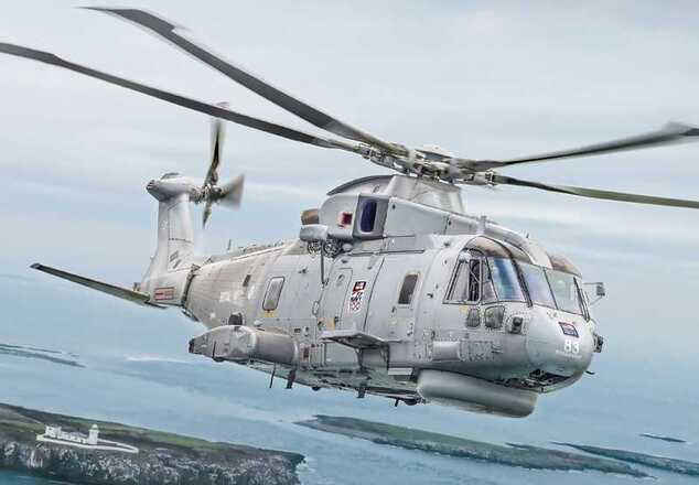 Model Kit vrtulník 1486 - AW-101 Merlin HM.1 (1:72)