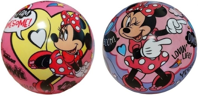 Lopta 14cm Minnie Mouse 2  farby