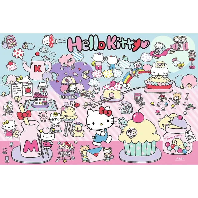 Trefl Puzzle 300 Preskúmajte svet Hello Kitty