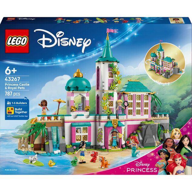 LEGO® Disney™ 43267 Hrad princezien a kráľovskí domáci miláčikovia