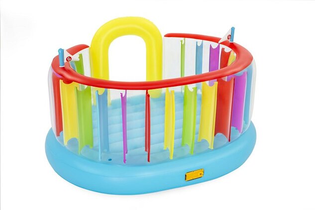 Bestway Centro de juegos inflable Fisher-Price Bouncetopia, 2,26 x 1,75 x 1,38m