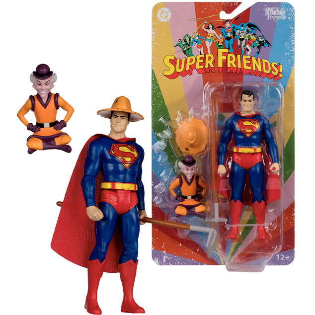 Akcijska figura DC Retro Superman i Mr. Mxyzptlk (Super Friends) – 15 cm (McFarlane Toys)