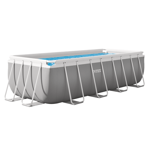 Piscina da giardino INTEX 26790 Prism Frame 400 x 200 x 122 cm con filtrazione a cartuccia