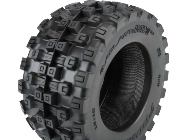 Pro-Line koleso 3.8", pneu Badlands MX38 HP Belted, disk Raid H17 čierny (2)