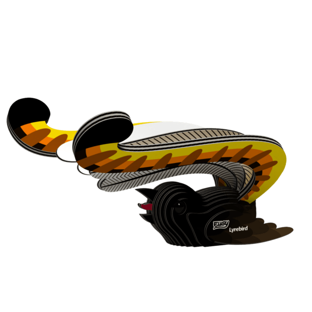 EUGY Lyrurus 3D puzzle di cartone
