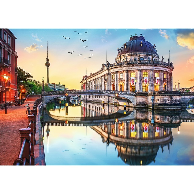 Trefl Puzzle 1000 Premium Plus - Foto Odysea: Bode múzeum v Berlíne, Nemecko