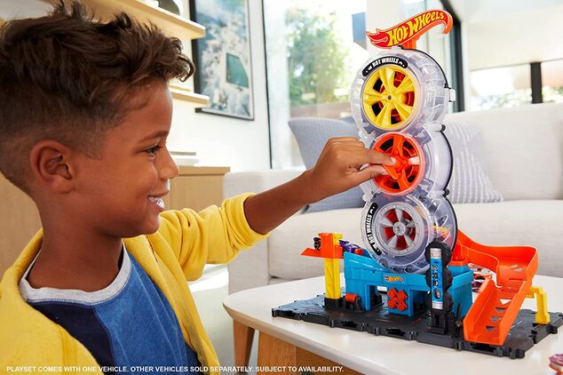 Mattel Hot Wheels City superpneu obchod