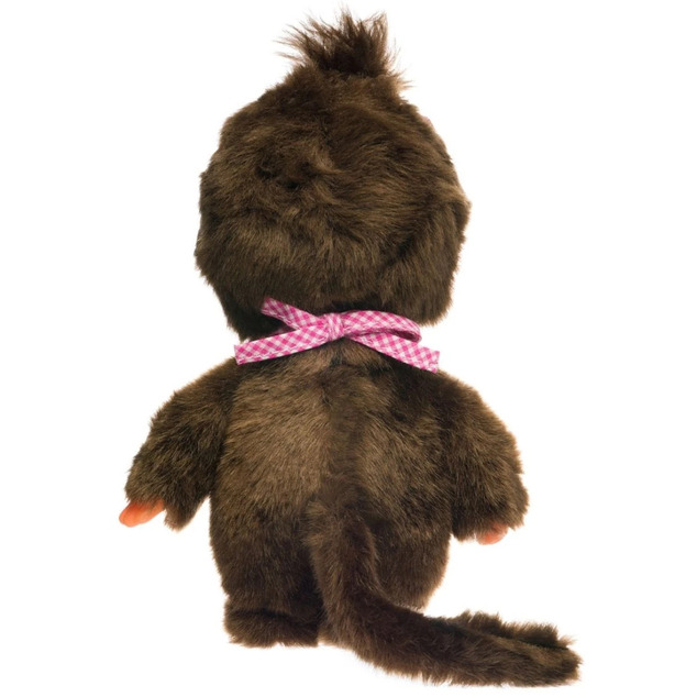 Monchhichi Mončiči ragazza con bavaglino rosa 20cm