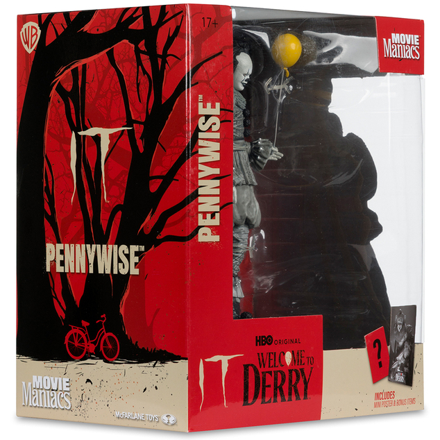 IT figura Üdvözöljük Derryben - Pennywise (Fekete-fehér) - McFarlane
