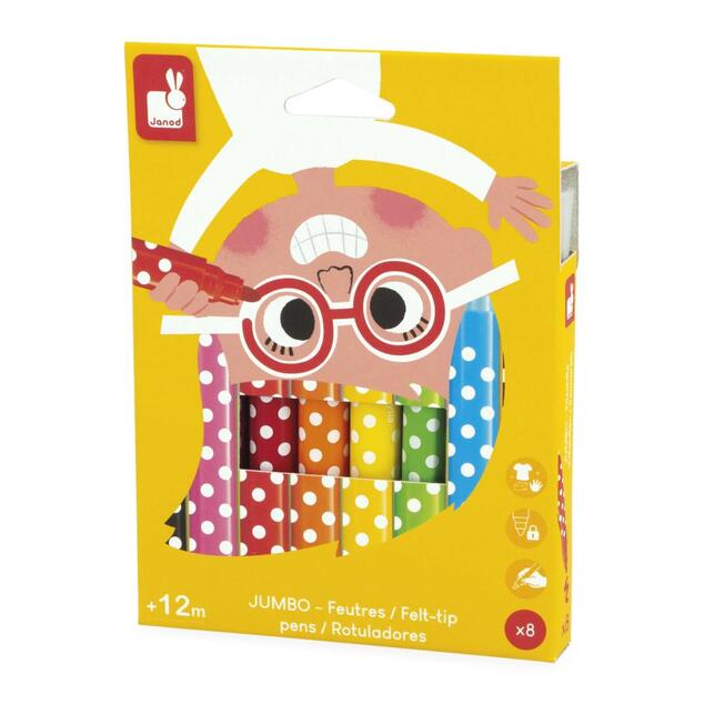 Janod Colorino Moje prvé fixky 6 farieb
