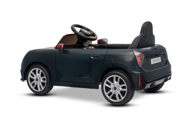 Elektrické autíčko BMW Mini Cooper 12V, čierne, USB Vstup s Bluetooth pripojením na MP3 Pr