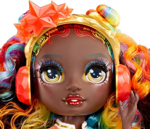 Rainbow High Creative Crystals bábika - Iris Bow