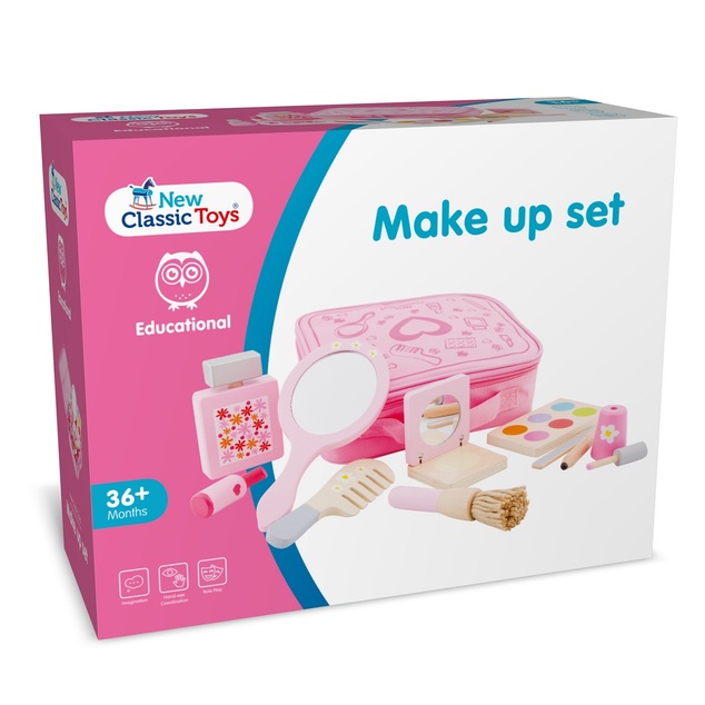 New Classic Toys Drevená make up sada v kufríku