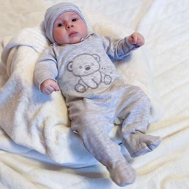 Neugeborenen-Set für die Entbindungsstation New Baby Sweet Bear weiß 56 (0 - 3 Monate)