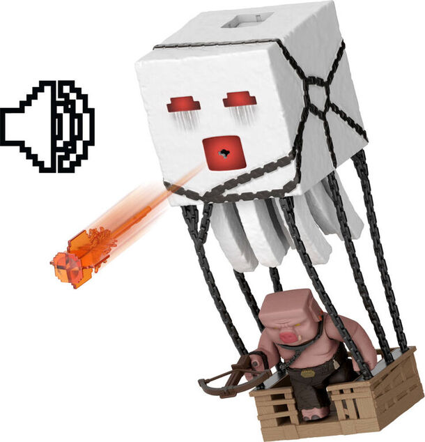 Mattel MINECRAFT MOVIE akčná figúrka Blast Attack Ghast 25 cm