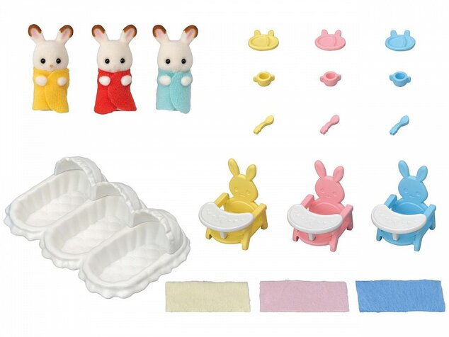 Sylvanian Families Sada starostlivosti o trojčatá