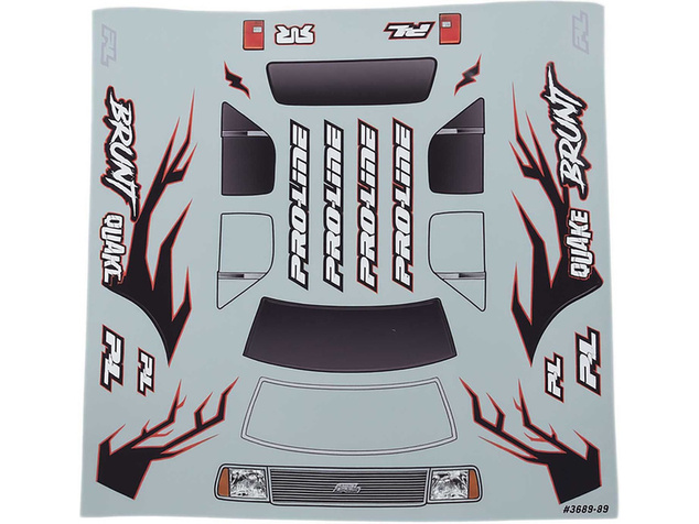 Pro-Line karosérie 1:16 Brunt červená: Arrma Quake Grom